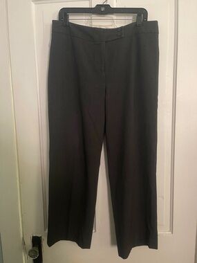 Josephine Chaus Grey Straight-Leg Dress Pants